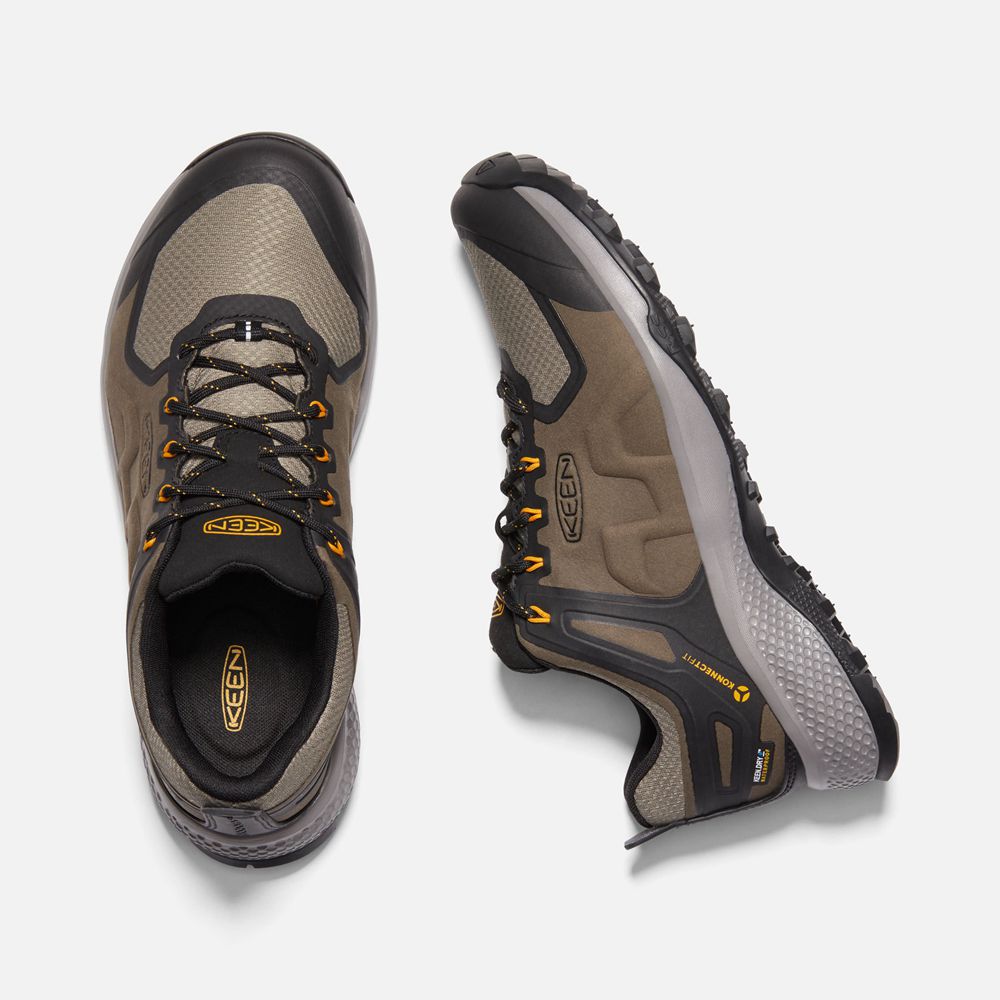 Keen Vandringsskor Herr Bruna/Svarta - Explore Waterproof - 073852YNG